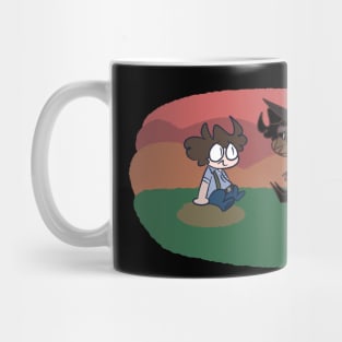 Edgar and Ringmaster Raven In Field Mug